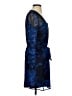 Express 100% Polyester Blue Cocktail Dress Size XS - photo 4