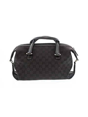 Gucci Outlet GG Canvas Boston Bag (view 2)