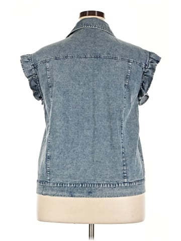 Unbranded Denim Vest (view 2)
