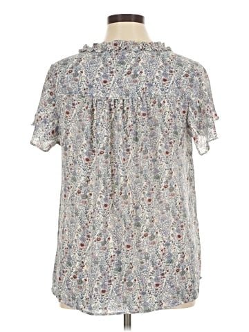 Rose + Olive Short Sleeve Blouse (view 2)