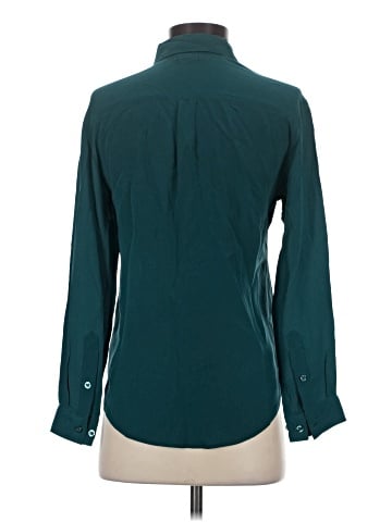 Ecote Long Sleeve Silk Top (view 2)