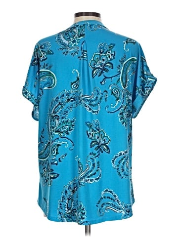 Dana Buchman Short Sleeve Blouse (view 2)
