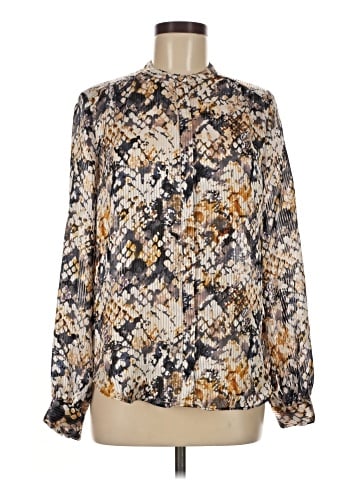 Worthington Long Sleeve Blouse (view 1)