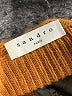 Sandro Solid Brown Pullover Sweater Size L - photo 7