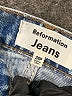 Reformation Jeans Chevron-herringbone Blue Jeans Size 26 waist (petite) - photo 4