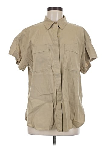 Athleta Short Sleeve Button-Down Shirt (view 1)