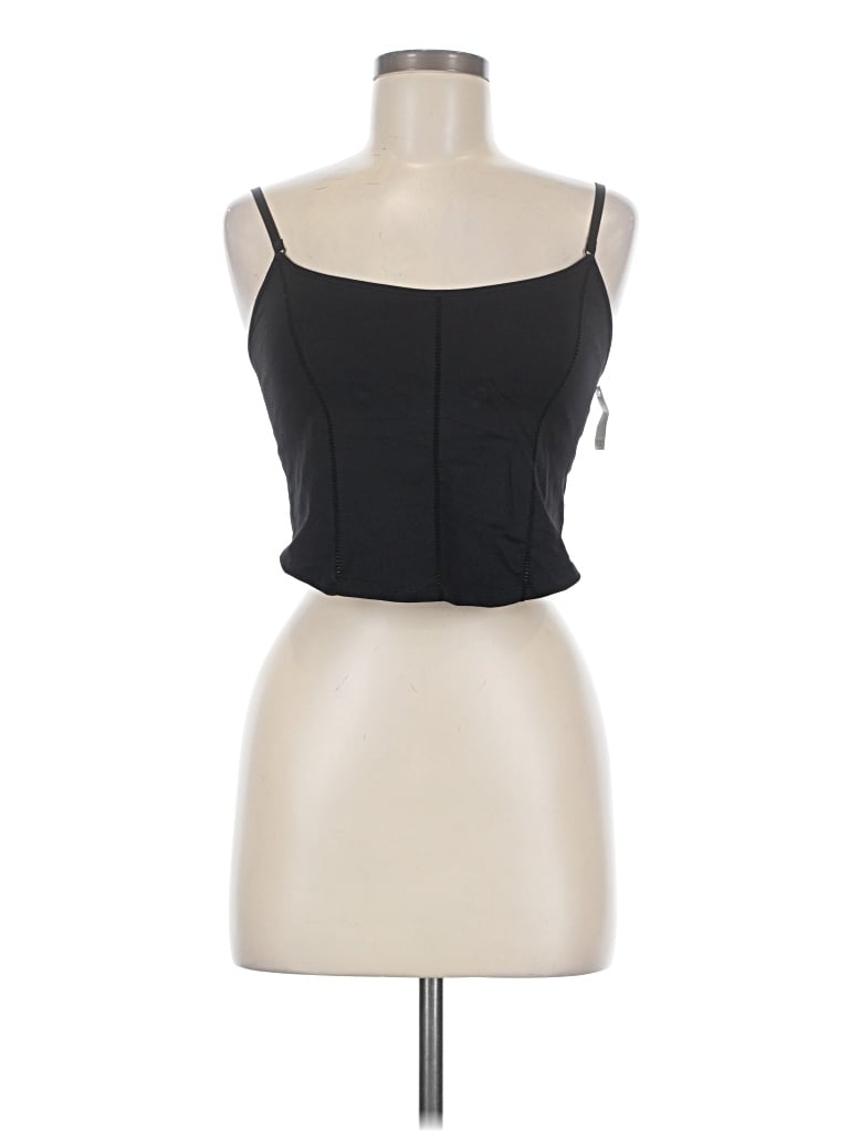 Aerie Tank Top Black Strapless Neckline Tops