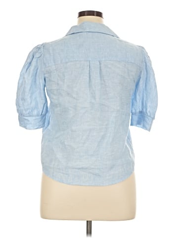 Saks Fifth Avenue 3/4 Sleeve Button-Down Shirt (view 2)