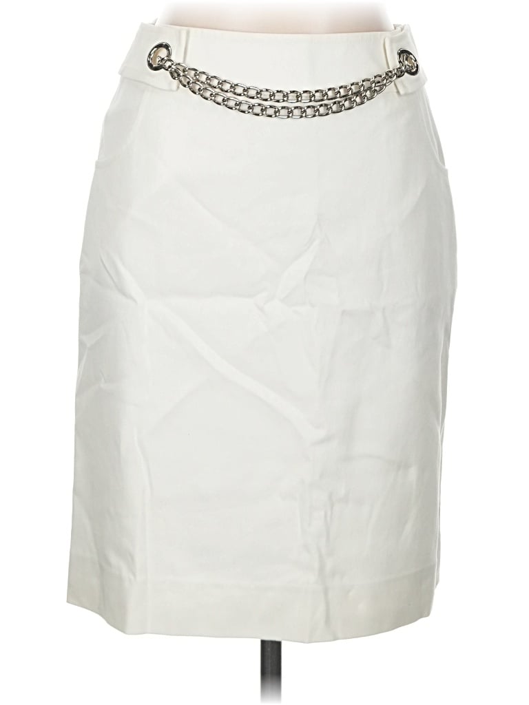 Pre-owned Carlisle Formal Skirt In Ivory