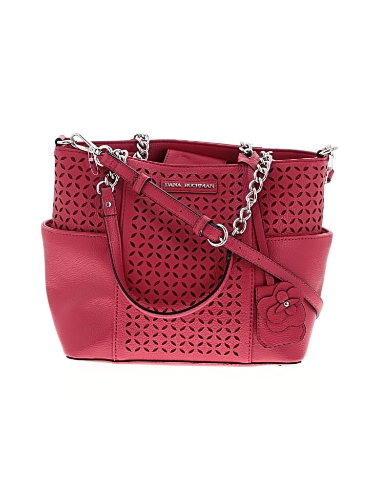 Pre-owned Dana Buchman Satchel In Red