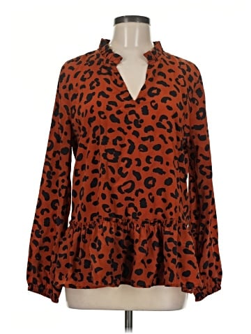 Mud Pie Long Sleeve Blouse (view 1)
