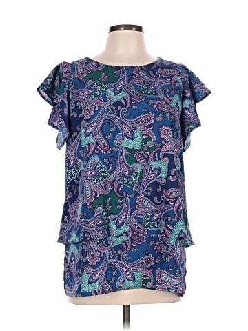 DG^2 by Diane Gilman Short Sleeve Blouse (view 1)