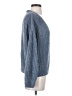 Express 100% Polyester Solid Blue Pullover Sweater Size XS - photo 4