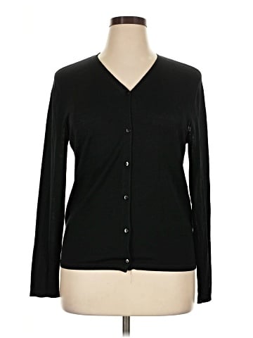 August Silk Cardigan (view 1)