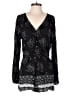 Mudd 100% Rayon Paisley Black Romper Size M - photo 1