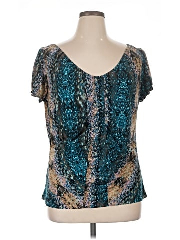 Worthington Short Sleeve Blouse (view 1)