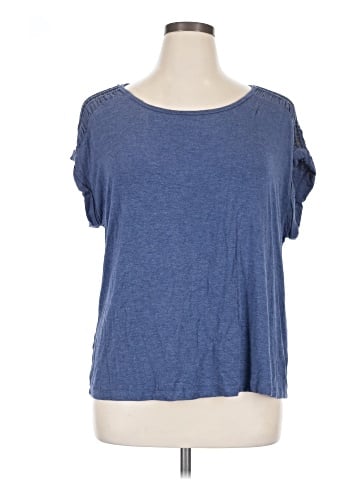 Rose + Olive Short Sleeve Top (view 1)