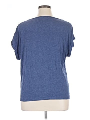 Rose + Olive Short Sleeve Top (view 2)