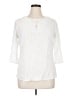 Notations 100% Cotton White 3/4 Sleeve Blouse Size 1X - photo 1