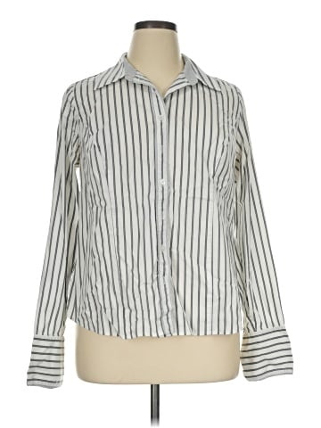 Lane Bryant Long Sleeve Button-Down Shirt (view 1)