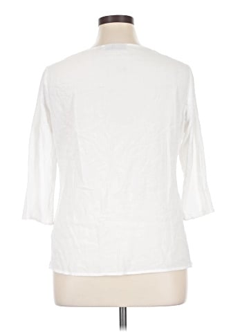 Notations 3/4 Sleeve Blouse (view 2)