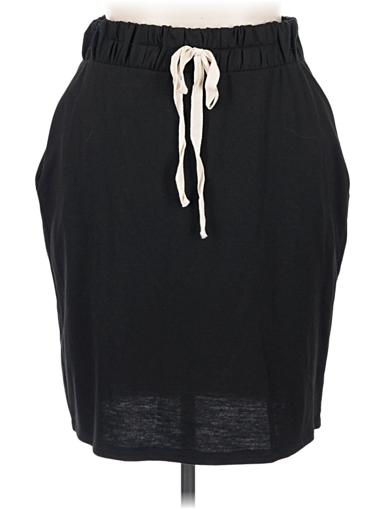 Pre-owned Roolee Casual Skirt In Black