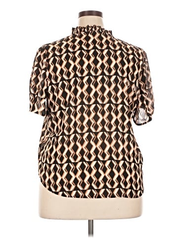 Worthington Short Sleeve Blouse (view 2)
