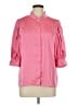 CeCe 100% Polyester Pink 3/4 Sleeve Blouse Size L - photo 1