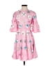 ASOS 100% Polyester Pink Cocktail Dress Size 2 - photo 1