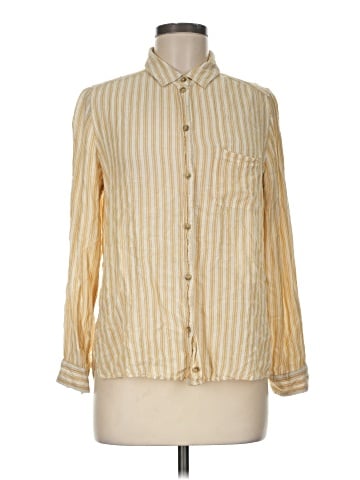American Eagle Outfitters Long Sleeve Button-Down Shirt (view 1)