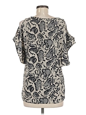 Parker Short Sleeve Silk Top (view 2)