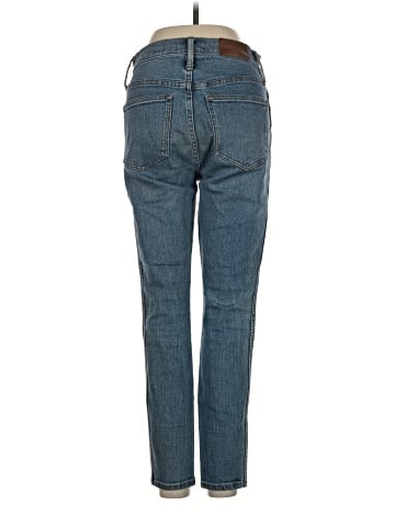 Madewell Petite 10" High-Rise Skinny Jeans in Woodridge Wash (view 2)