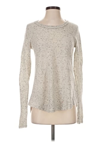 Aqua Cashmere Pullover Sweater (view 1)