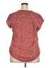 Fun2Fun 100% Polyester Red Short Sleeve Blouse Size XXL - photo 2