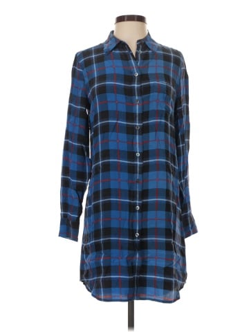 Equipment 3/4 Sleeve Silk Top (view 1)