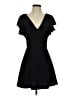 BCBGeneration 100% Polyester Solid Black Cocktail Dress Size 4 - photo 1