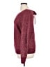Ann Taylor LOFT Outlet Solid Burgundy Pullover Sweater Size XL - photo 5