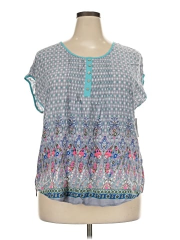 Pure Energy Short Sleeve Henley (view 1)