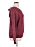 Ann Taylor LOFT Outlet Solid Burgundy Pullover Sweater Size XL - photo 4
