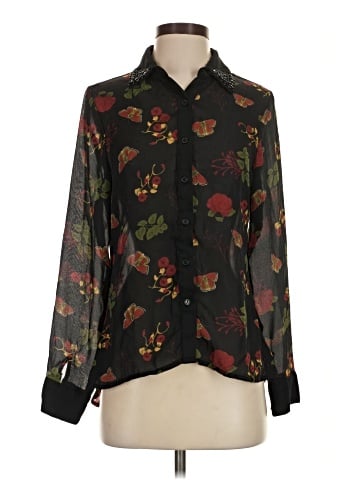 metaphor Long Sleeve Blouse (view 1)