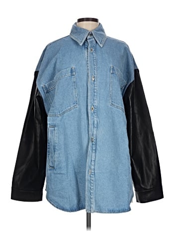 Nanushka Denim Jacket (view 1)