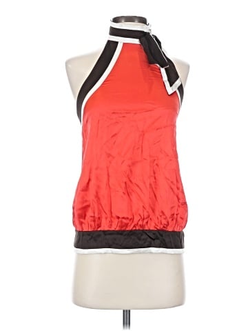 Bebe Sleeveless Silk Top (view 1)
