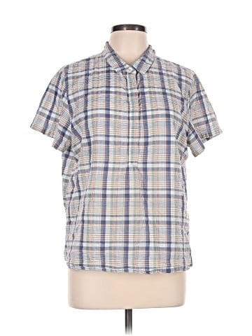 L.L.Bean Short Sleeve Button-Down Shirt (view 1)