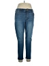 Democracy Solid Blue Jeans Size 14 - photo 1
