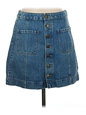 Ann Taylor LOFT Denim Skirt (view 1)