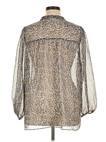 Shoshanna 3/4 Sleeve Silk Top (view 2)