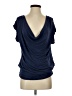 Max Studio Blue Short Sleeve Top Size S - photo 1