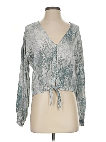 Olivaceous Long Sleeve Blouse (view 1)