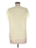 CeCe 100% Polyester Yellow Short Sleeve Blouse Size M - photo 2