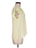 CeCe 100% Polyester Yellow Short Sleeve Blouse Size M - photo 4